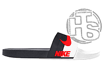 Мужские шлепанцы Nіkе Sport Slide Black/White/Red ALL05803 размер 44.5