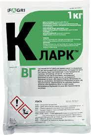 Фунгіцид Кларк (1кг) Азоксистробин: 500 г/кг. На зернові, соняшник, ріпак, сою, виноград,