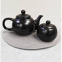 Набор Astera Black Stone чайник заварочный + сахарница A04110-KLSJ / A04170-KLTP8-C