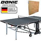 Теннісний стіл Donic Outdoor Roller 1000 всепогодний. Німеччина. Антрацит, серый. Якість TOP, фото 3