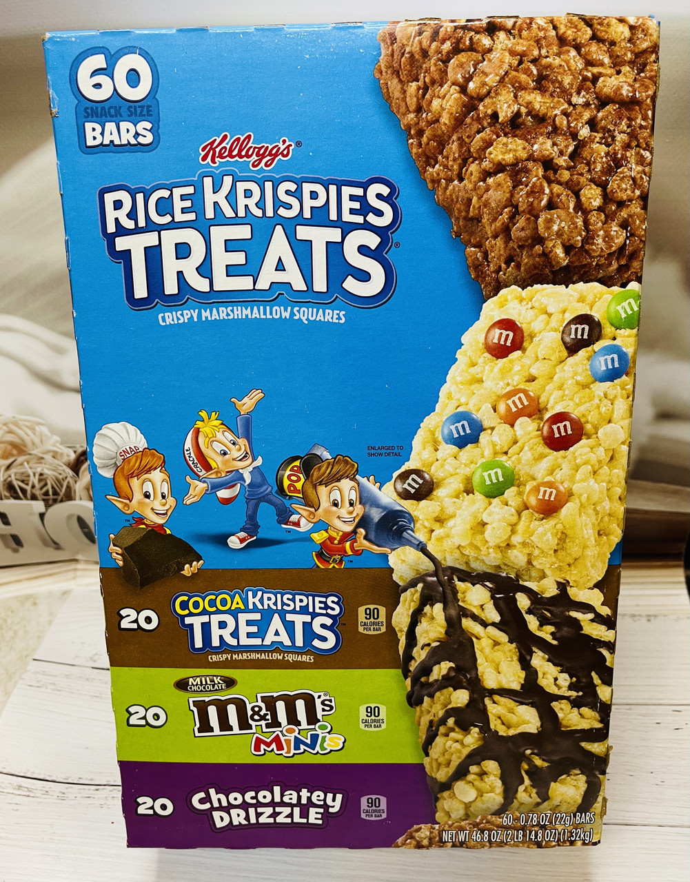 Блок рисових батончиків з маршмелоу kellogg's Rice Krispies