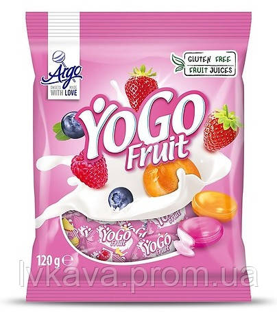 Льодяники Yogo Fruit Argo , 120 гр, фото 2