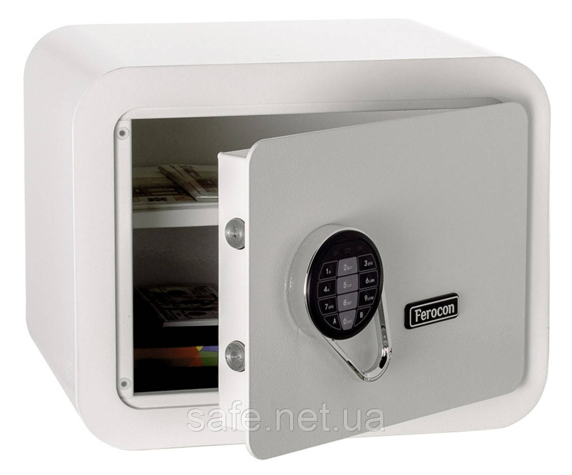 Сейф меблевий Ferocon Energy 30E (ВxШxГ:300x380x300), сейф для дому, сейф для грошей, сейф для офісу та докуменів