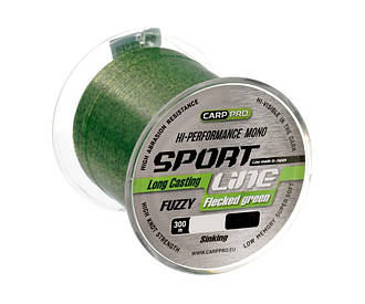 Волосінь Carp Pro Sport Line Flecked Green 300 м 0.286мм