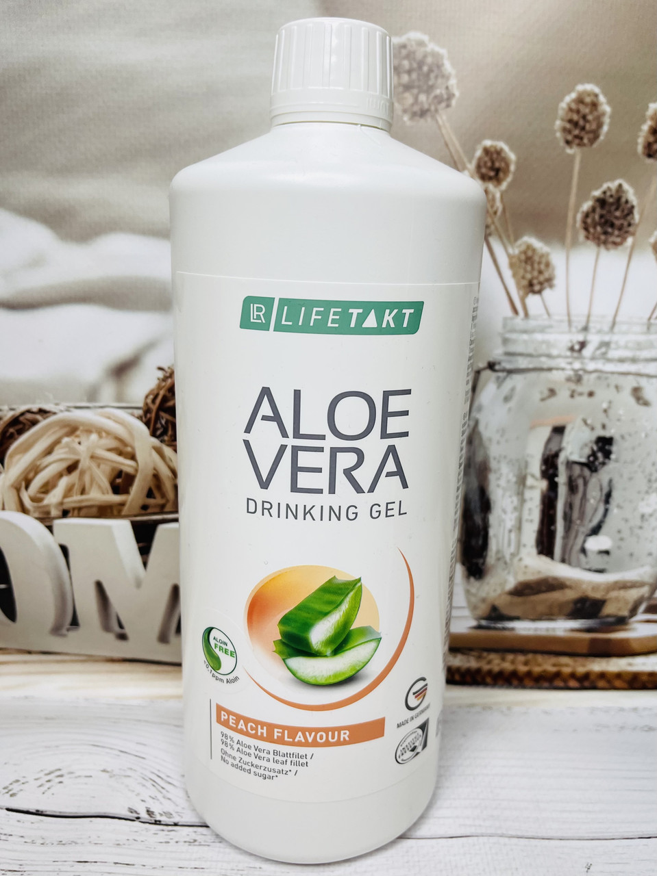 Питний алое для очищення організму Aloe Vera смак персика