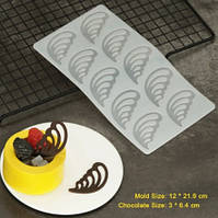 Молд для шоколаду "Крила" - розмір форми 12*21,9см, харчовий силікон