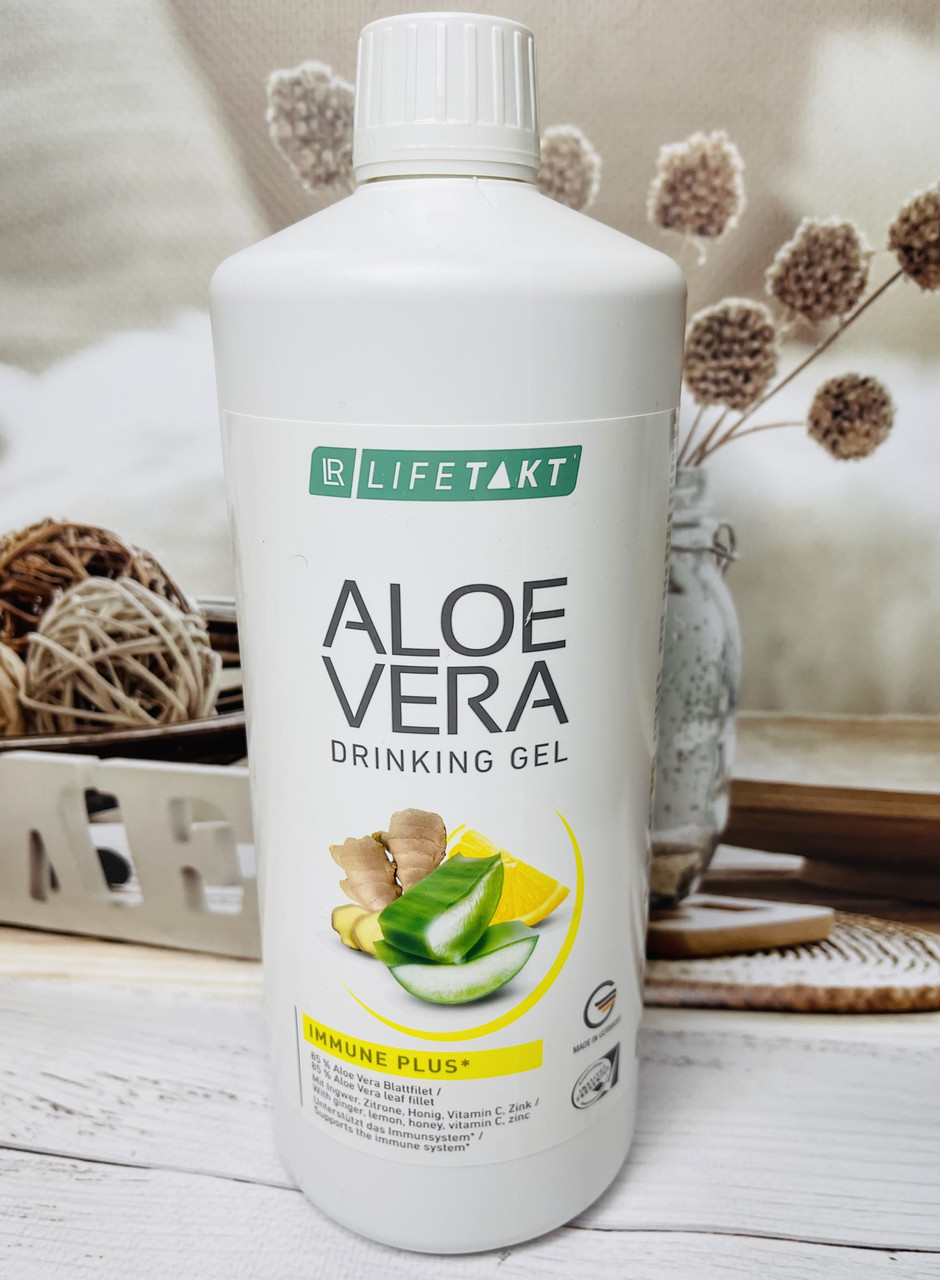 Питний алоє для імунітету Aloe Vera Immune Plus з імбирем, лимоном, медом, фото 1