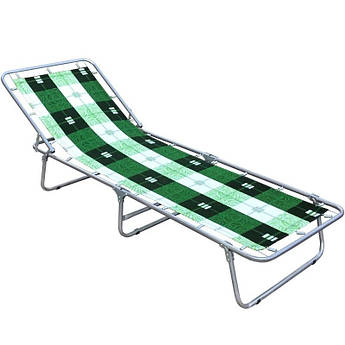 Розкладачка класична на пружинах з регульованим підголівником "Стелла"