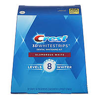 Crest 3D Whitestrips, Glamorous White, комплект для відбілювання зубів, 28 смужок, оригінал