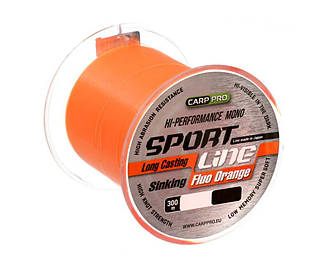 Волосінь Carp Pro Sport Line Fluo Orange 300 м 0.335 мм