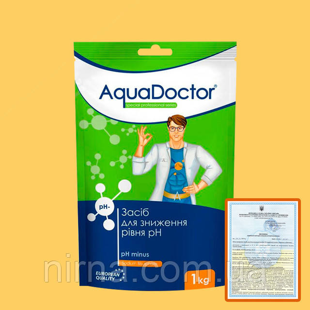 Засіб для зниження рівня pH - AQUADOCTOR PH MINUS (МІНУС) 1КГ