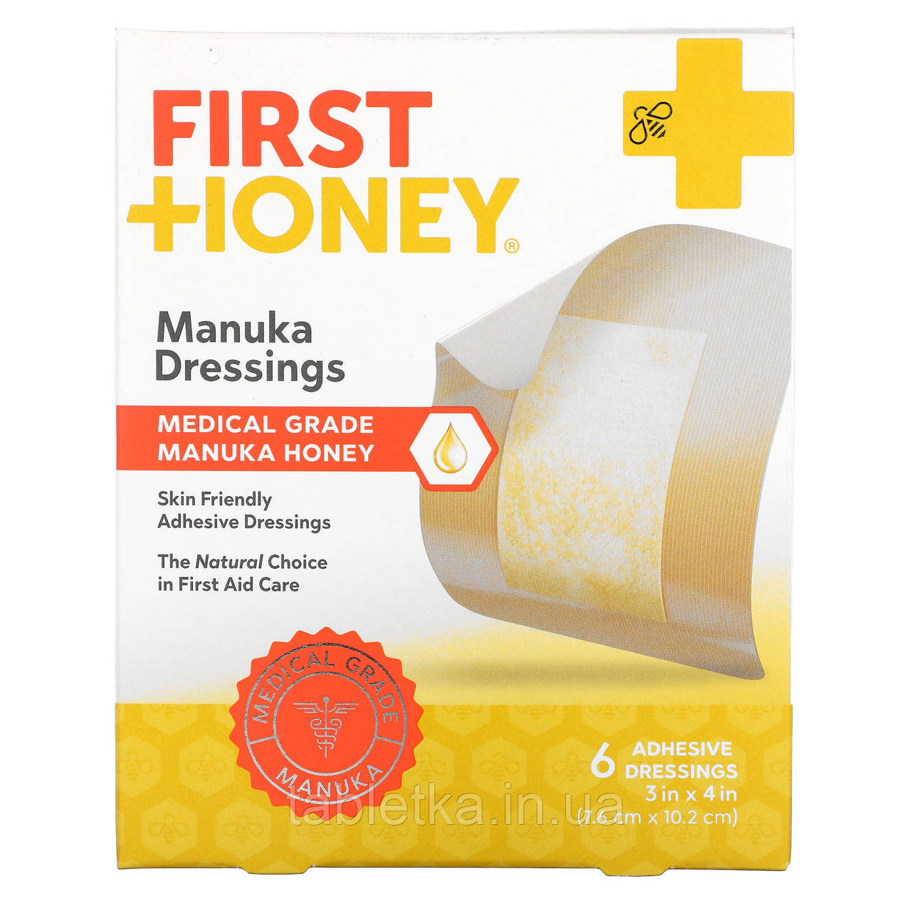 First Honey, Пов'язки Manuka, 6 пластирів