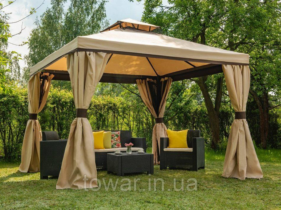 Садовий павільйон з москітною сіткою і шторами Valencia 3x4m /12 (м2), фото 1