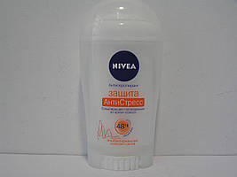 Твердий жіночий дезодорант антиперспірант Nivea Захист Антикомпанія 40 мл.