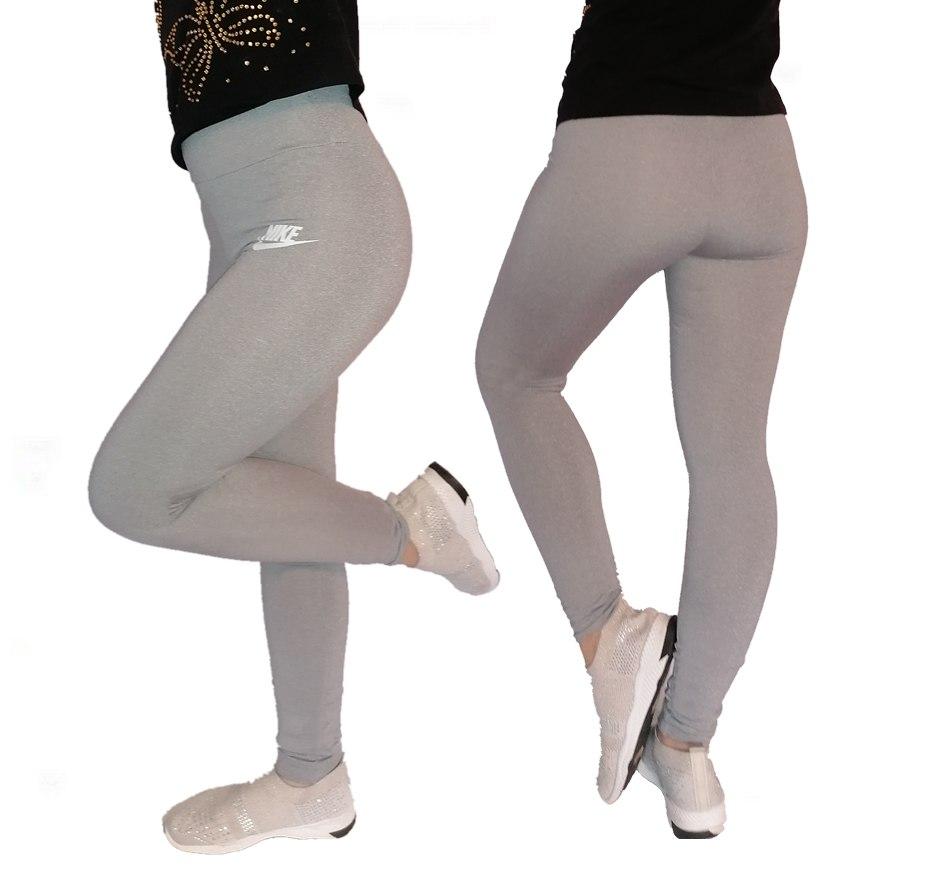Легінси жіночі світло-сірі. Лосини спортивні S