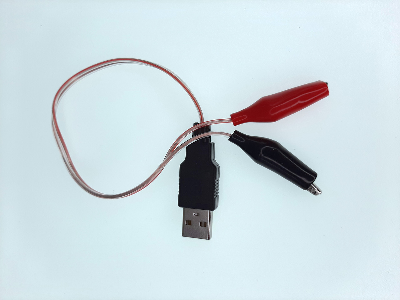 Перехідник USB тато - затискачі крокодили для USB тестера, фото 1