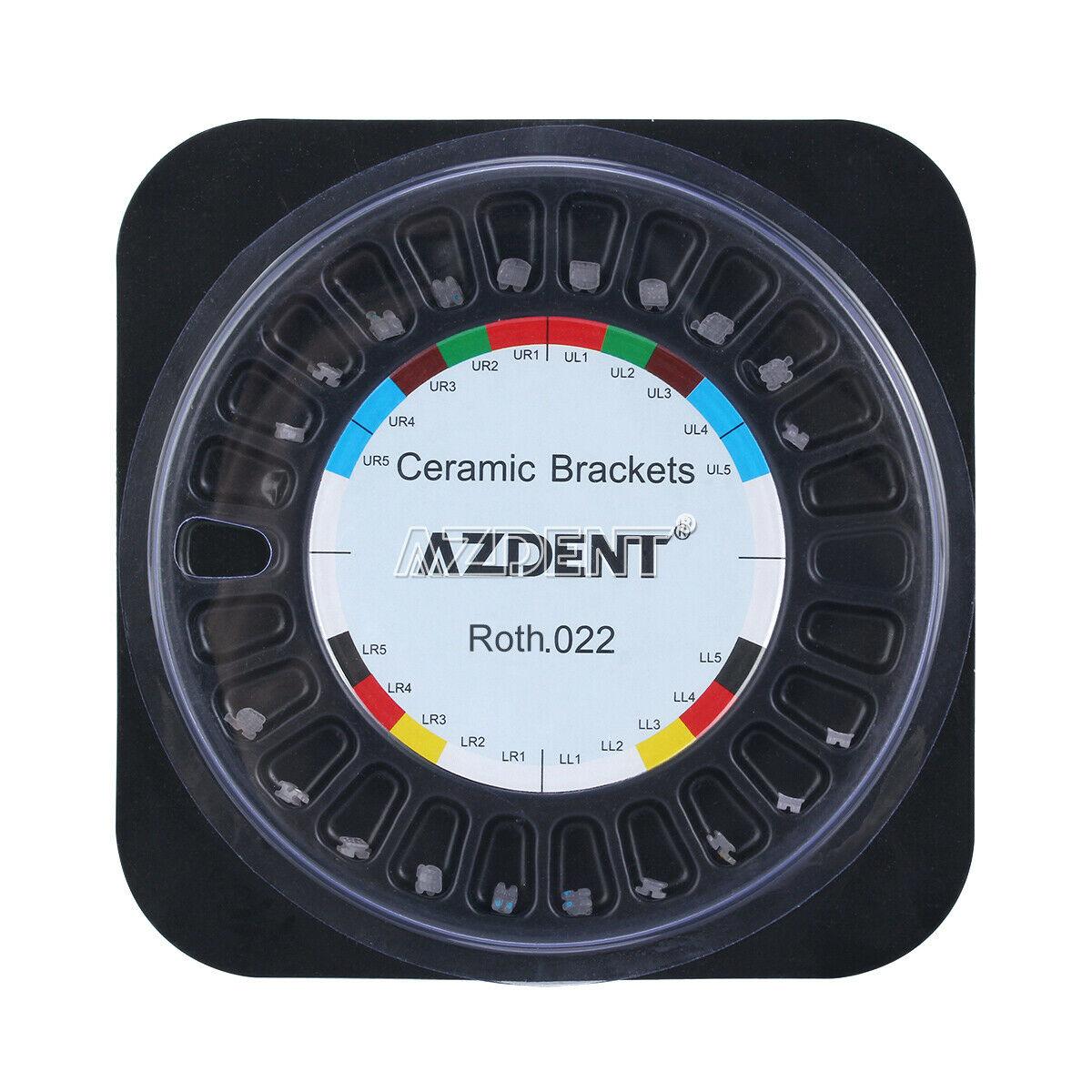 Керамічні брекети  Azdent, Roth 0.22", hooks 3-4-5, 20 шт.