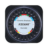 Azdent Roth 0.22" — керамічні брекети, hooks 3–4–5, 20 шт.