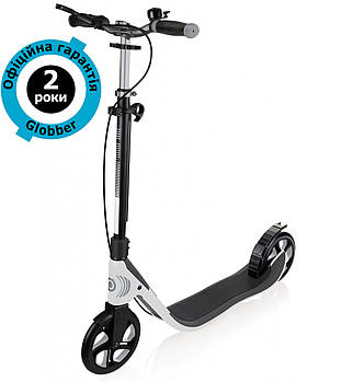 Самокат Globber ONE NL 205 DELUXE White / Dark Grey (біло-сірий)