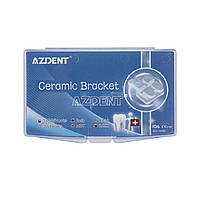 Azdent Roth 0.22" — керамічні брекети, hooks 3–4–5, 20 шт. (3M)