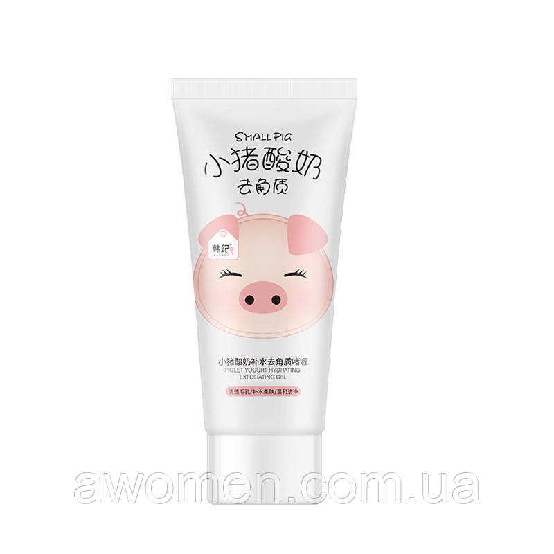 Пілінг-скатка для обличчя Hankey Pig Yogurt Exfolation Gel (живлення і зволоження) 60 g