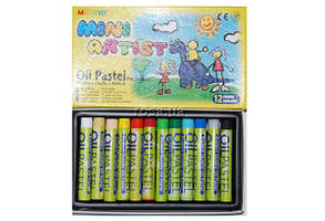 Пастель олійна міні 12 кольорів Mungyo MОPS-12