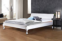 Кровать деревянная двуспальная Николь 1,8м белая