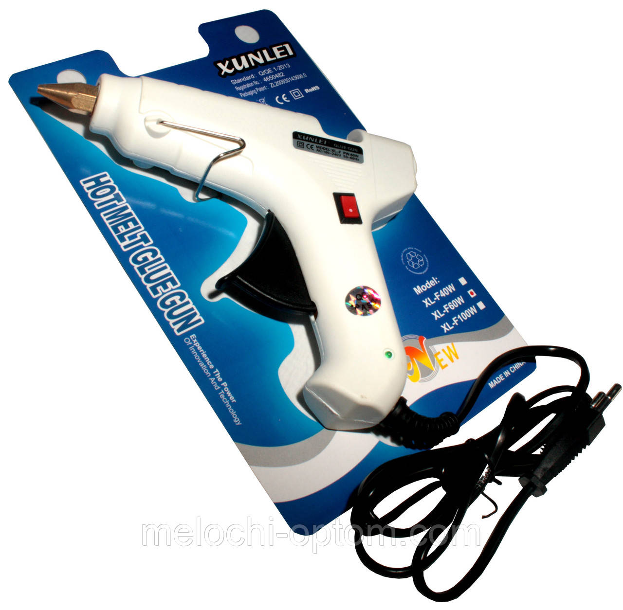 Клейові пістолети (60W; клейові стрижні - 11mm)