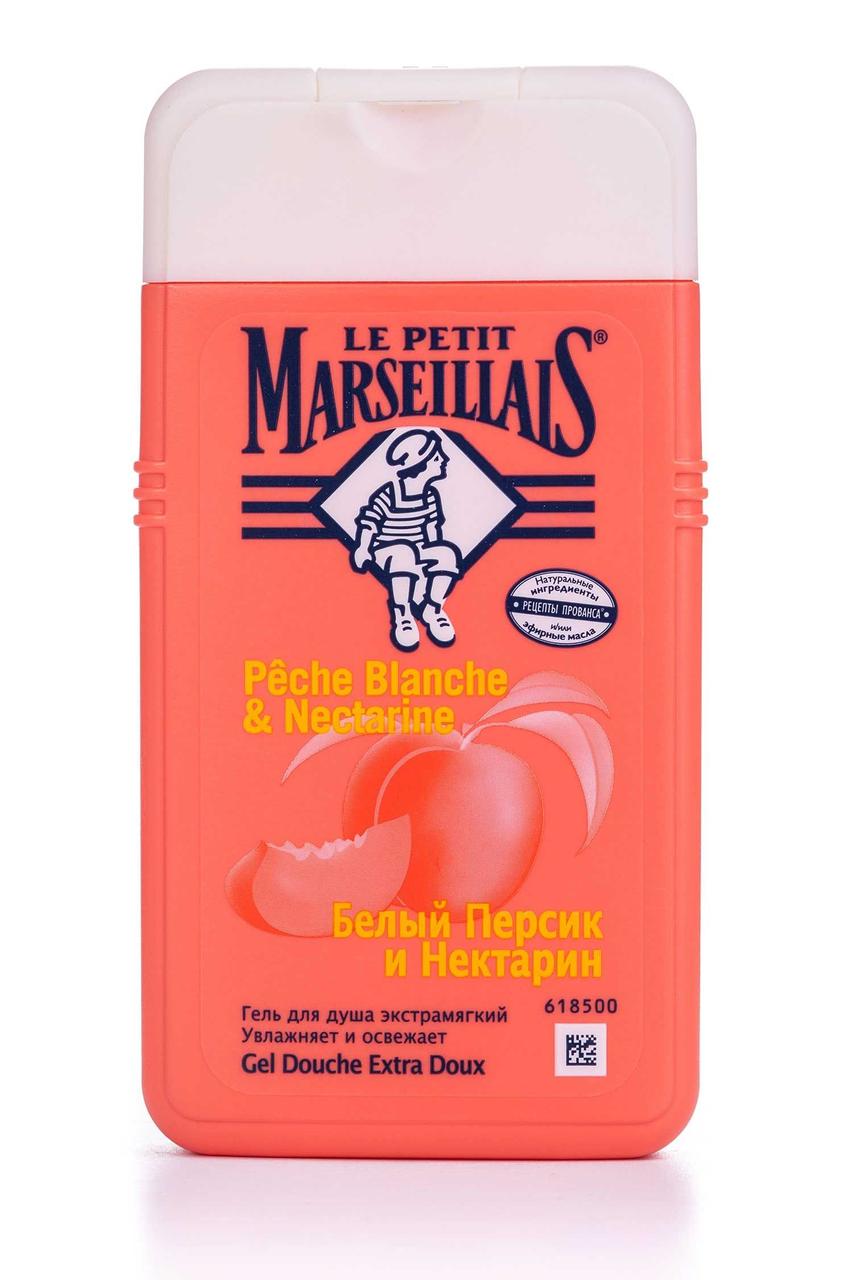 Гель для душа Le Petit Marseillais Белый персик и нектарин 250 мл - фото 1 - id-p1403583282