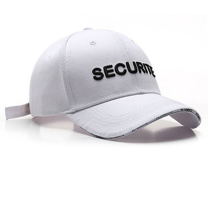 Кепка Бейсболка Чоловіча Жіноча Vetements з написом Securite Біла, фото 1