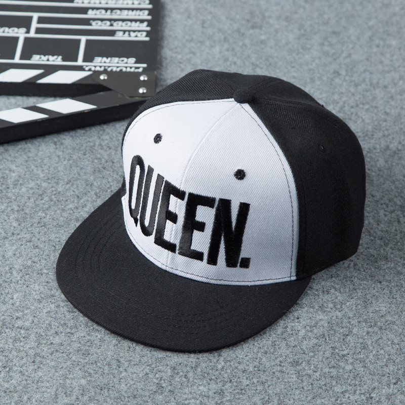 Снэпбек Snapback Кепка Бейсболка Снепбек City-A Queen Чорно-білий з чорним лого