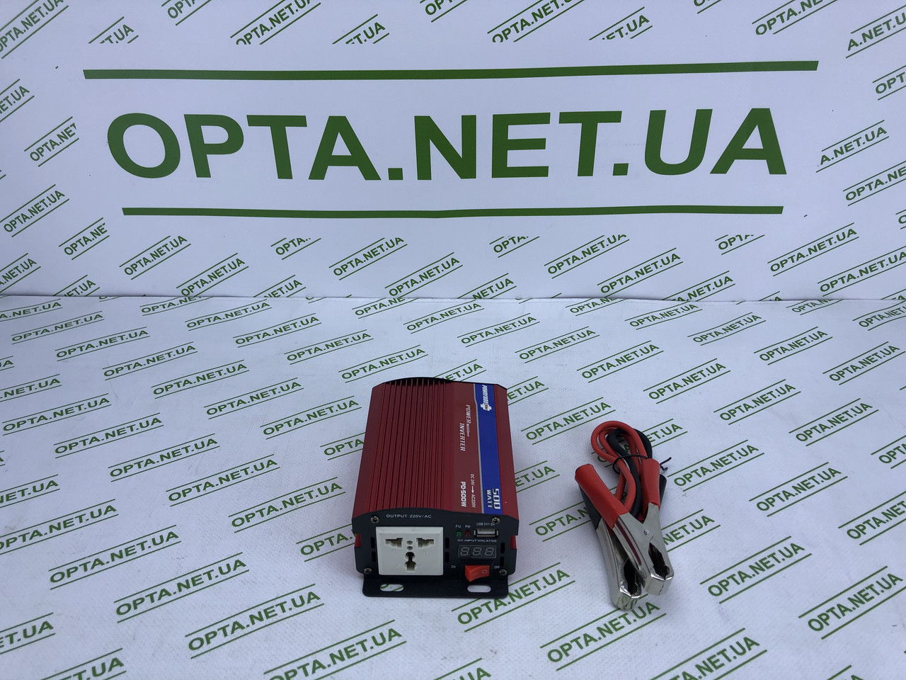 Перетворювач струму PowerOne+ 12V-220V 4000W + USB (PI-4000W)