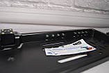 Камера заднього огляду в рамці автомобільного номера з LED-підсвіткою Чорна 16 Led, фото 4