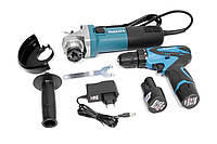 Набор инструментов Makita Power Tools 2в1 Шуруповерт MAKITA DF330DWE + Болгарка Makita 9558HNG