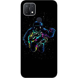 Чохол силіконовий для OPPO A15 з картинкою В космосі