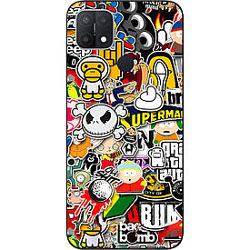 Бампер силіконовий для OPPO A15 з малюнком Креатив