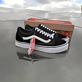 Vans Old Skool Black / White кеди кросівки чорно-білі унісекс 41- 44,5 р 2023