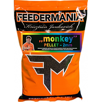 Прикормка пеллетная для рыбы Feedermania pellet 2 мм Monkey (800г)