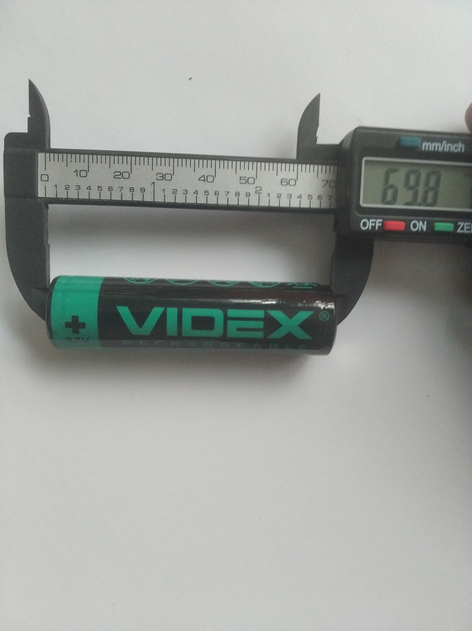 Аккумулятор Videx Li-Ion 18650 (ЗАЩИТА) 3000mAh 3.7 V - фото 2 - id-p775545785