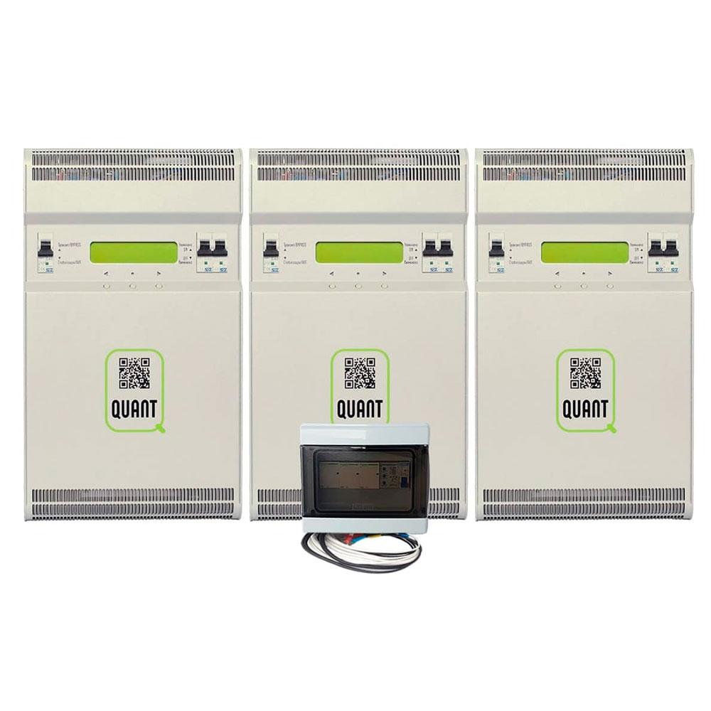 Стабілізатор напруги інверторний трифазний Quant-27 (3х9), LCD, 90-350V, 27000W