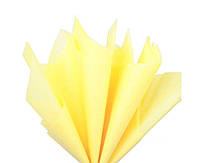 Папірусний папір для пакування кондитерських виробів, 50*65 см,10 листків Жовтий