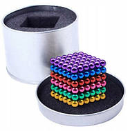 Неокуб антистрес Neo Cube 216 кульок 5 мм (Кольоровий)  ⁇  Іграшка головоломка/магнітний конструктор, фото 3