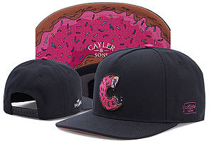 Снэпбек Snapback Кепка Бейсболка Снепбек Cayler Sons Donut Пончик Чорний