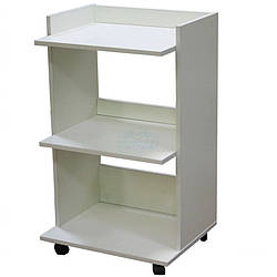 Візок — столик для косметолога тумба косметологічний візок косметологу для апаратів на 3 полиці ДСП VM917