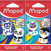 #Ластик ERGO FUN MULTICOLOR еко блістер по 2 шт.