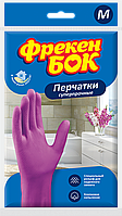 /Перчатки универсальные латексные суперпрочные размер M розовые ФРЕКЕН БОК без НДС