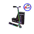 Надійний трюковий самокат для підлітків Crosser Phantom поліуретанові колеса 120*30мм підшипники ABEC-9 для скейт парку, фото 4