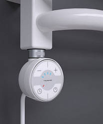 Білий ТЕН TERMA MOA White: регулятор 30-65C; таймер 2 год. для сушарки для рушників (2 режими). Польща. 200-1000W