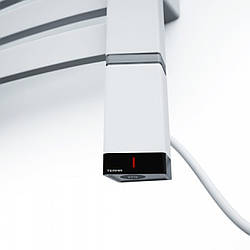 Білий електроТЕН ONE профіль Трапеція 36х40: регулятор 40 і 60С; +таймер 2 год, + LED, під пульт ДК. Польща 1/2