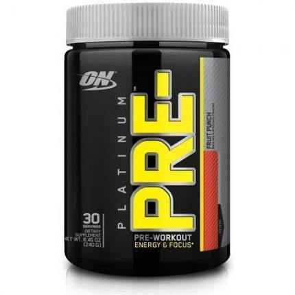 Передтренувальний комплекс Optimum Nutrition Platinum PRE- 240 g, фото 2